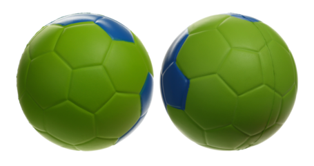 Set new green blue ball 