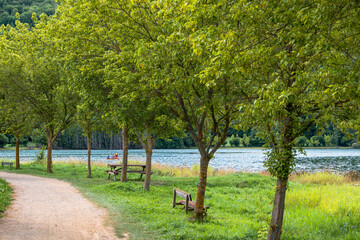 Embalse de Linsoles en la localidad de Eriste, en el Pirineo aragonés. 