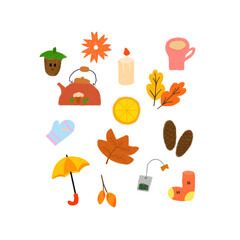 autumn stickers stickers nature cozy autumn