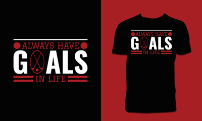 Hockey T Shirt Design And Vector Illustration 