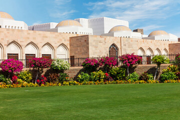 Muscat historical building architecture, Oman