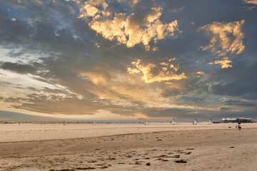 Wolkenstimmung in St. Peter Ording