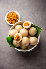 kozhukatta or kolukattai pidi is Steamed dumplings made with rice flour, filling coconut, jaggery