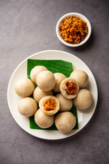 kozhukatta or kolukattai pidi is Steamed dumplings made with rice flour, filling coconut, jaggery