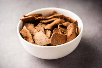 Ragi Chips or Nachni or finger millet wafers, Indian healthy snack