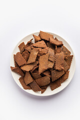 Ragi Chips or Nachni or finger millet wafers, Indian healthy snack