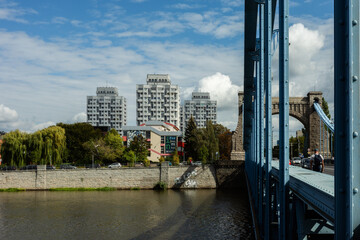 panorama mostu grunwaldzkiego