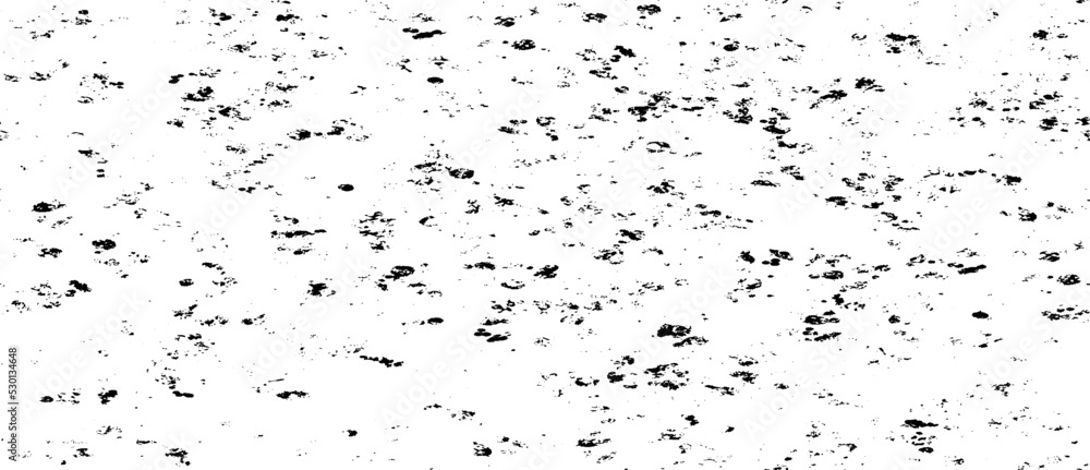 Poster small uneven spots and particles of debris. abstract vector texture. distressed uneven background. g