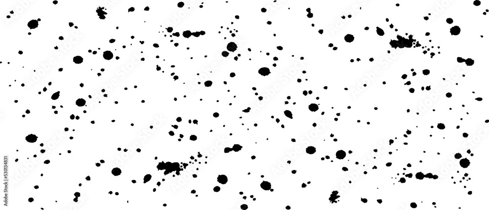 Aufkleber small uneven spots and particles of debris. abstract vector texture. distressed uneven background. g
