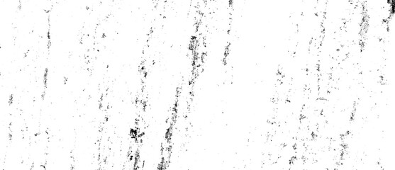 Obraz premium Monochrome texture composed of irregular graphic elements. Distressed uneven grunge background. Abstract vector illustration. Overlay for interesting effect and depth. Isolated on white background.