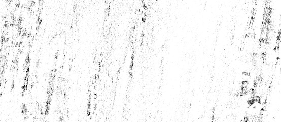 Monochrome texture composed of irregular graphic elements. Distressed uneven grunge background. Abstract vector illustration. Overlay for interesting effect and depth. Isolated on white background.