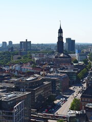 Naklejka premium view of the city of Hamburg