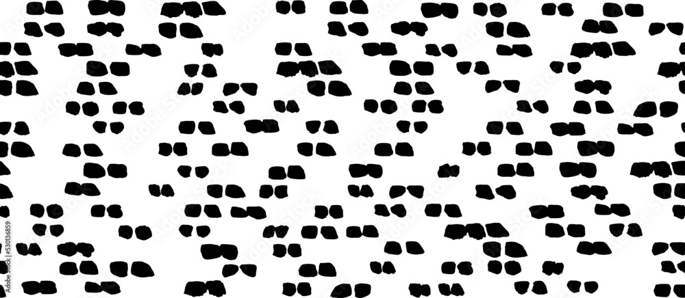 Aufkleber small uneven spots and particles of debris. abstract vector texture. distressed uneven background. g