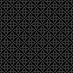 Black and white seamless pattern texture. Greyscale ornamental graphic design. Mosaic ornaments. Pattern template. Vector illustration. EPS10.