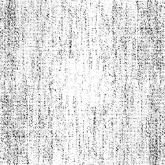 Vector fabric texture. Distressed texture of weaving fabric. Grunge background. Abstract halftone vector illustration. Overlay to create interesting effect and depth. Black isolated on white. EPS10.