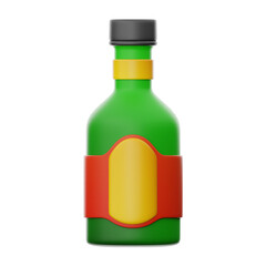 oktoberfest germany festival beer icon 3d rendering on isolated background