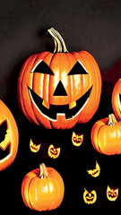 halloween party banner vector template