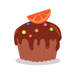 Orange Chocolate Balls Delicious Cake