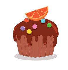 Orange Chocolate Balls Delicious Cake