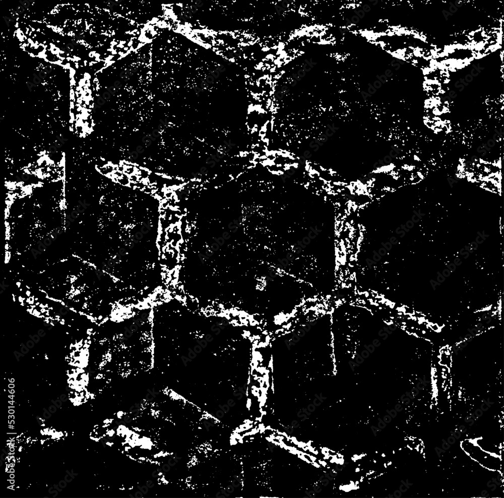 Poster rough texture. broken plaster wall effect. grunge worn damask pattern design. distressed fabric text