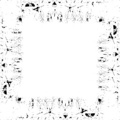 Grunge Frame. Rough Urban Background Texture Vector. Dust Overlay. Distressed Grainy Grungy Framing Effect. Distressed Backdrop Vector Illustration. EPS 10.