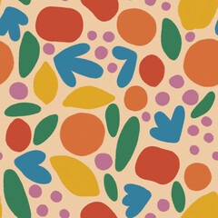 Abstract seamless pattern