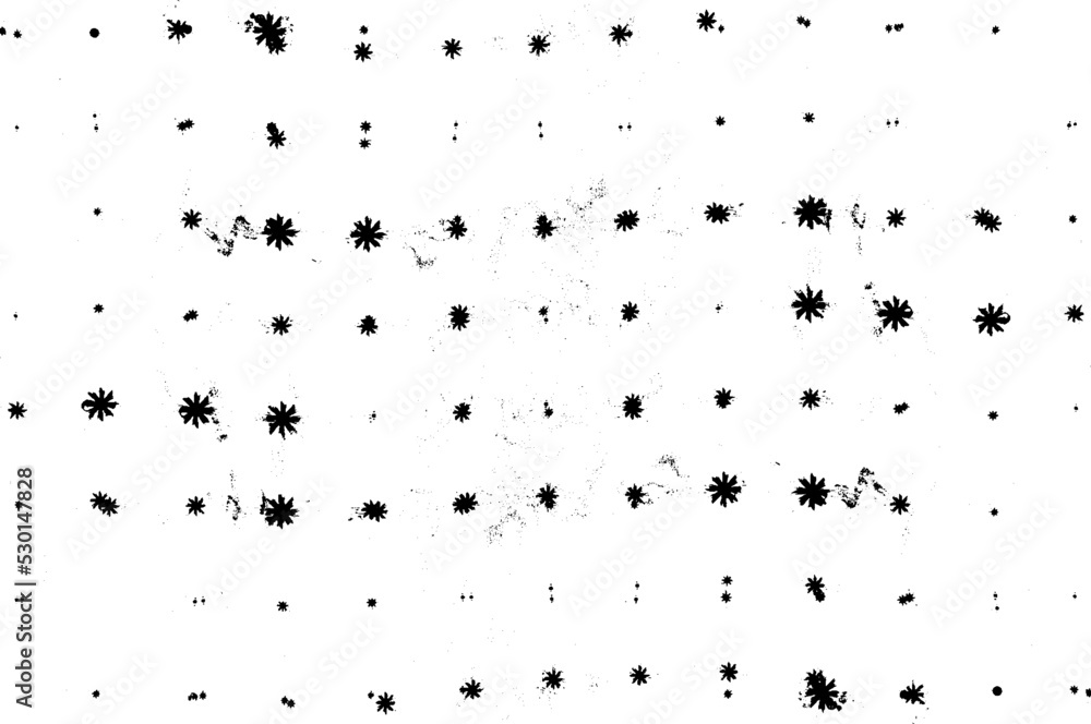 Aufkleber small uneven spots and particles of debris. abstract vector texture. distressed uneven background. g