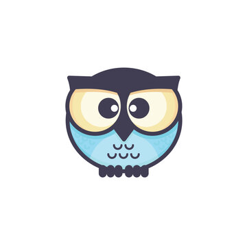 owl cartoon vector illustration 