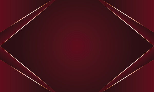 abstract dark red with golden line overlap layer
