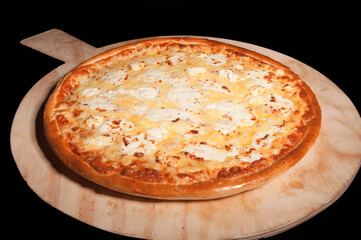 Pizza de quesos