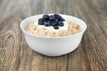 Tasty traditional breakfast sweet dish