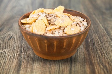 Tasty traditional breakfast sweet dish