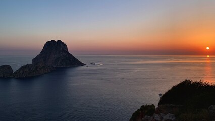 sunset over the sea, Ibiza