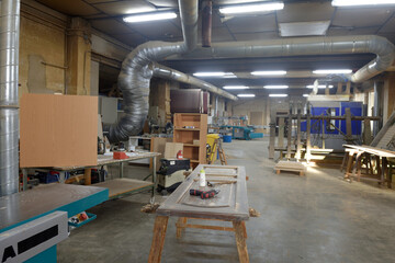 view of a carpentry without people