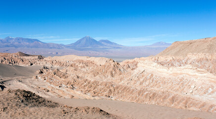 Landscape in mars valley