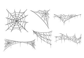 Spider Web Halloween Clipart