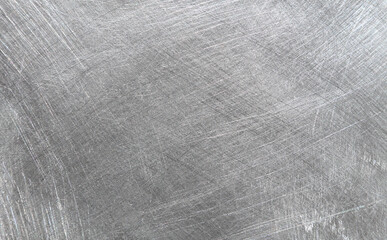 Scratched grey metal texture