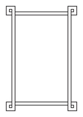 Vector Page border A4 design for project.