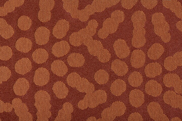 Upholstery fabric fragment for furniture, home or office decor, close up