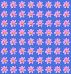 Floral wrapping paper design