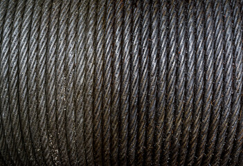 Steel wire rope structure, heavy wire cable in heavy industrial use