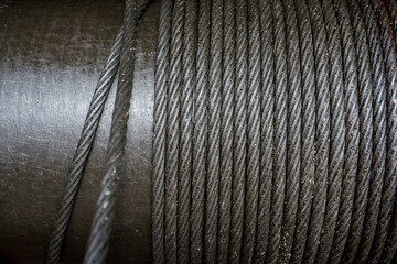 Steel wire rope structure, heavy wire cable in heavy industrial use