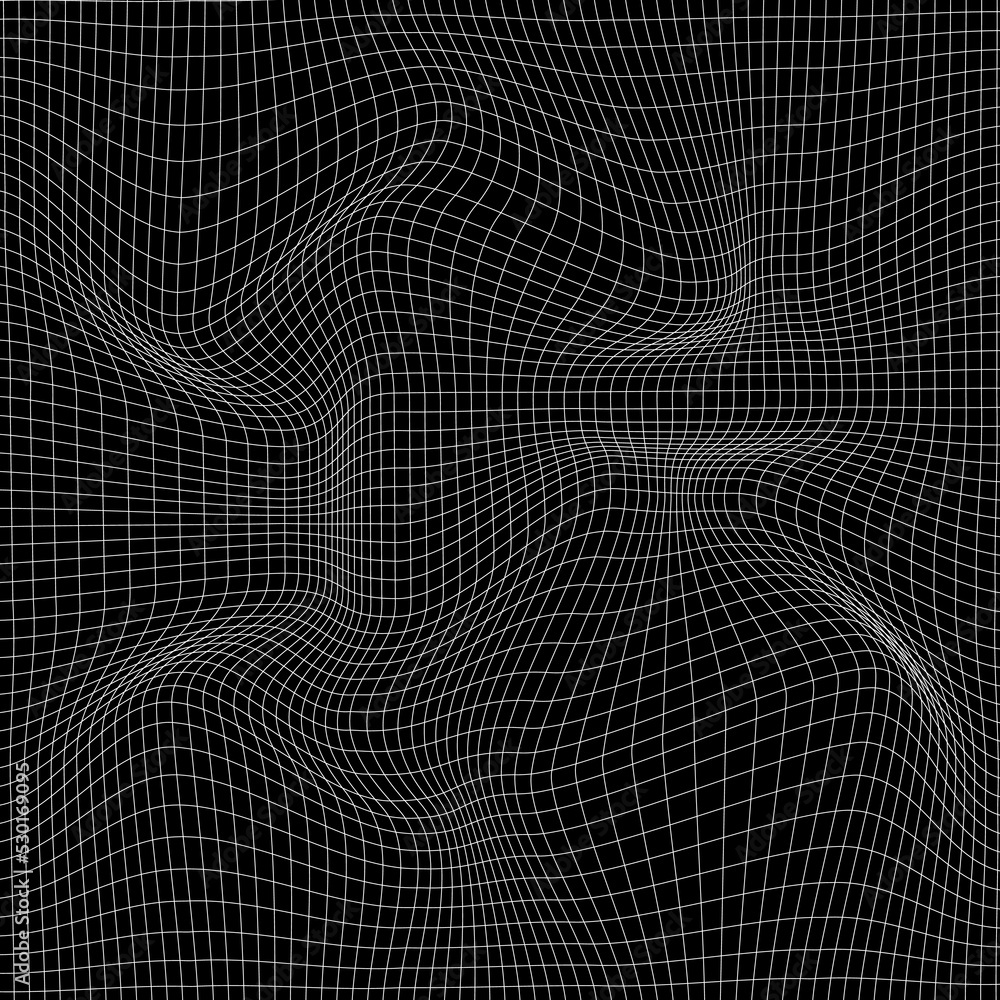 Poster digital wave texture with lines on the background. big data visualization. vector illustrations.