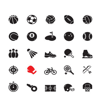set of icons for Sports