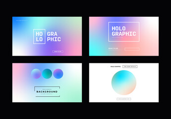 Holo Graphic Gradient Banner