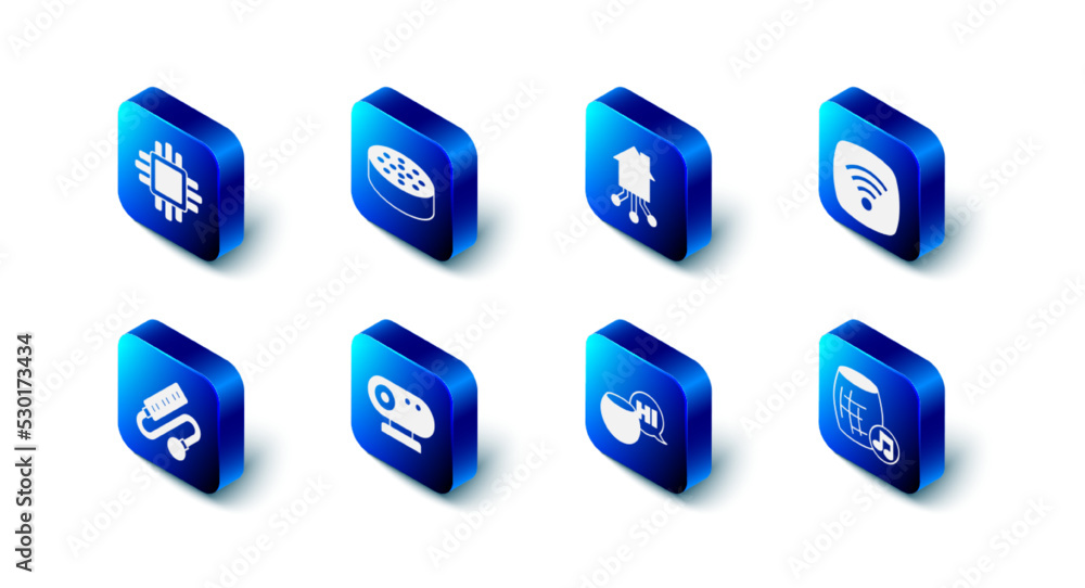Poster set water sensor, smart home, wi-fi wireless internet network, voice assistant, web camera, electric