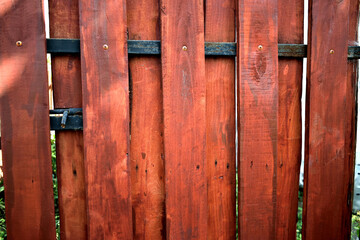 fragment of a wooden fence, close-up as a texture for the background