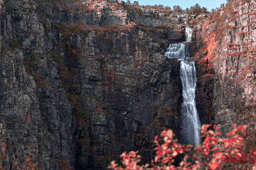 Sweden's highest waterfall 