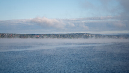 fog over the river