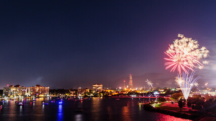 4th of July Fireworks over the Indian River Lagoon